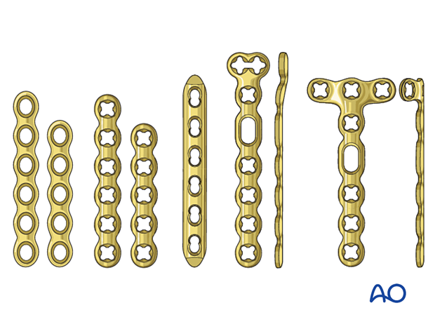 Plate options for plating metacarpal shaft fractures