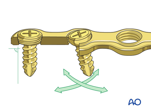 Locking head vs locking plate screw