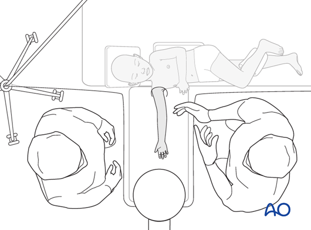 supine positioning