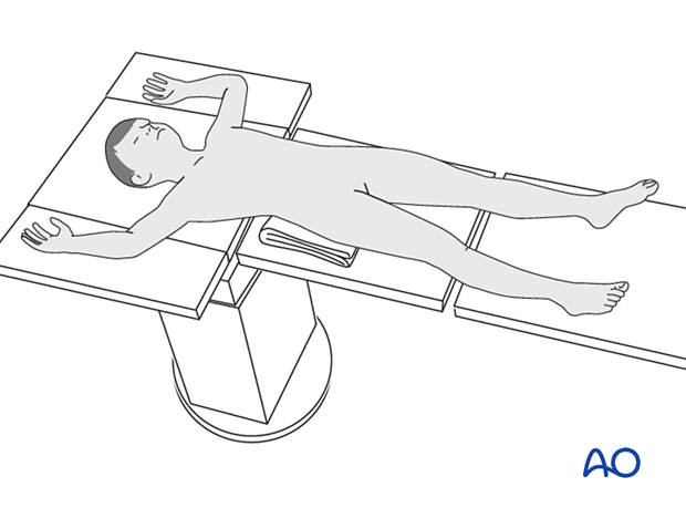 Supine patient position