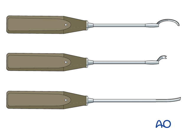 Hand-held tools for cup removal